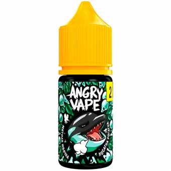 Жидкость ANGRY VAPE SALT - Косатка Рогатка (Мятная Жвачка) 30мл 20мг