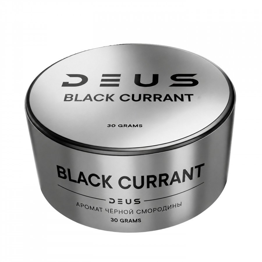 Фото и внешний вид — Табак для кальяна DEUS 30г - Black Currant (Черная Смородина)