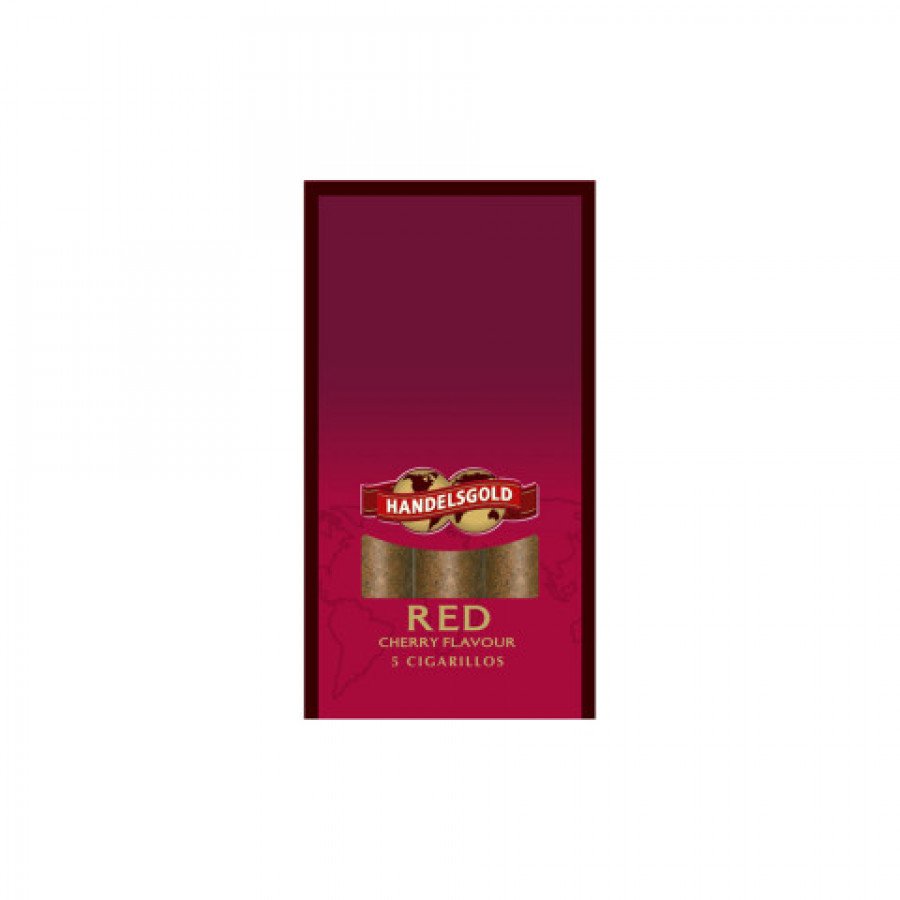 Фото и внешний вид — Сигариллы HANDELSGOLD - Bright Red (Клубника) 5шт