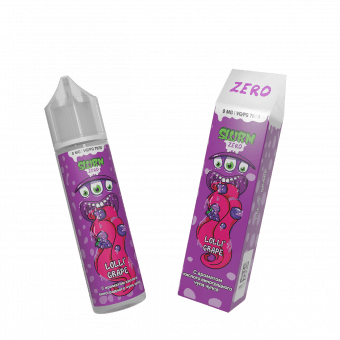 Жидкость SLURM SALT - Lolli' Grape (Кислый виноградный чупа чупс) 58мл 0мг