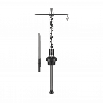 Кальян MISHA Revolt Hero - Zmeya (Черный Стальной) Без колбы