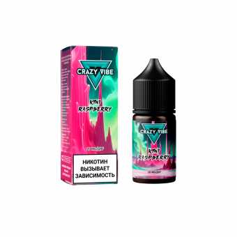 Жидкость CRAZY VIBE SALT - Kiwi Raspberry (Киви Малина) 30мл 20мг