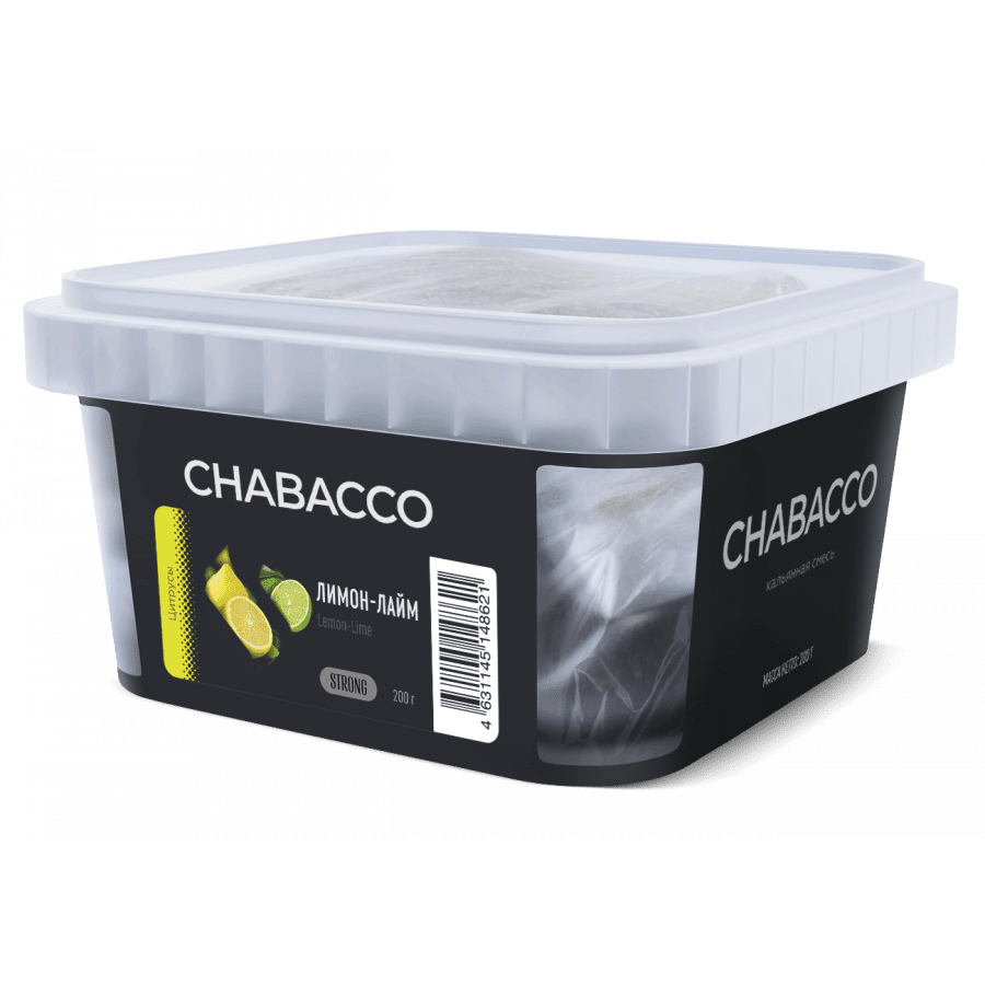 Фото и внешний вид — Смесь для кальяна Chabacco 200г strong - Lemon-Lime (Лимон-лайм)
