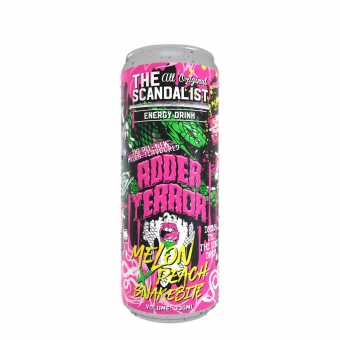 Энергетический напиток The Scandalist Energy Drink - Adder Terror (Дыня персик) 330мл