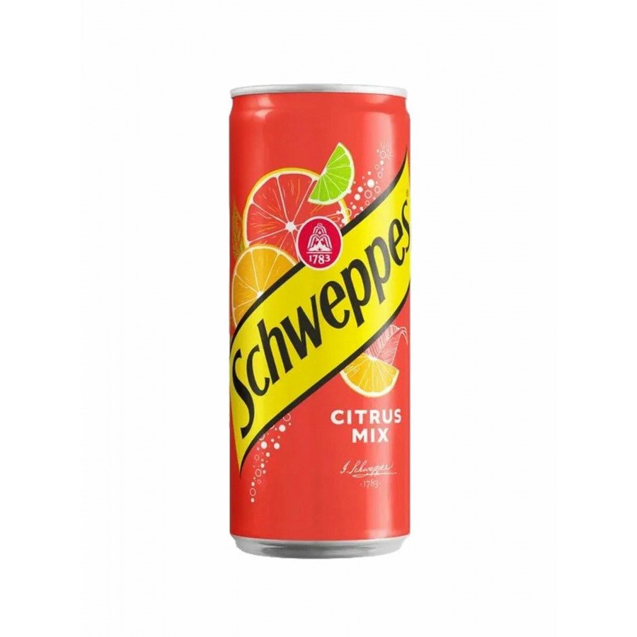 Фото и внешний вид — Schweppes Citrus Mix (Швепс Цитрус Микс) 330мл