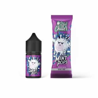 Жидкость SERIAL CHILLER SALT - Mint Pops (Мятная жвачка) 30мл strong