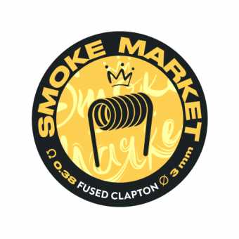 Спирали Fused Clapton Coil - 0.38om 2*0,4Ni80+0 (7 витков на 3мм спираль)