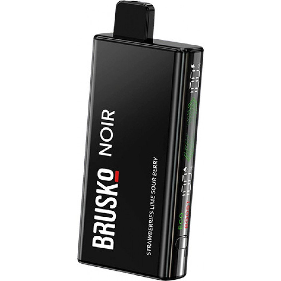 Фото и внешний вид — BRUSKO NOIR - Клубника Лайм Кислая Ягода