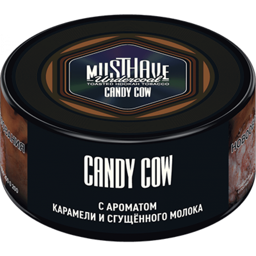 Фото и внешний вид — Табак для кальяна MUST HAVE 25гр - Candy Cow (с ароматом Карамели и сгущенного молока)