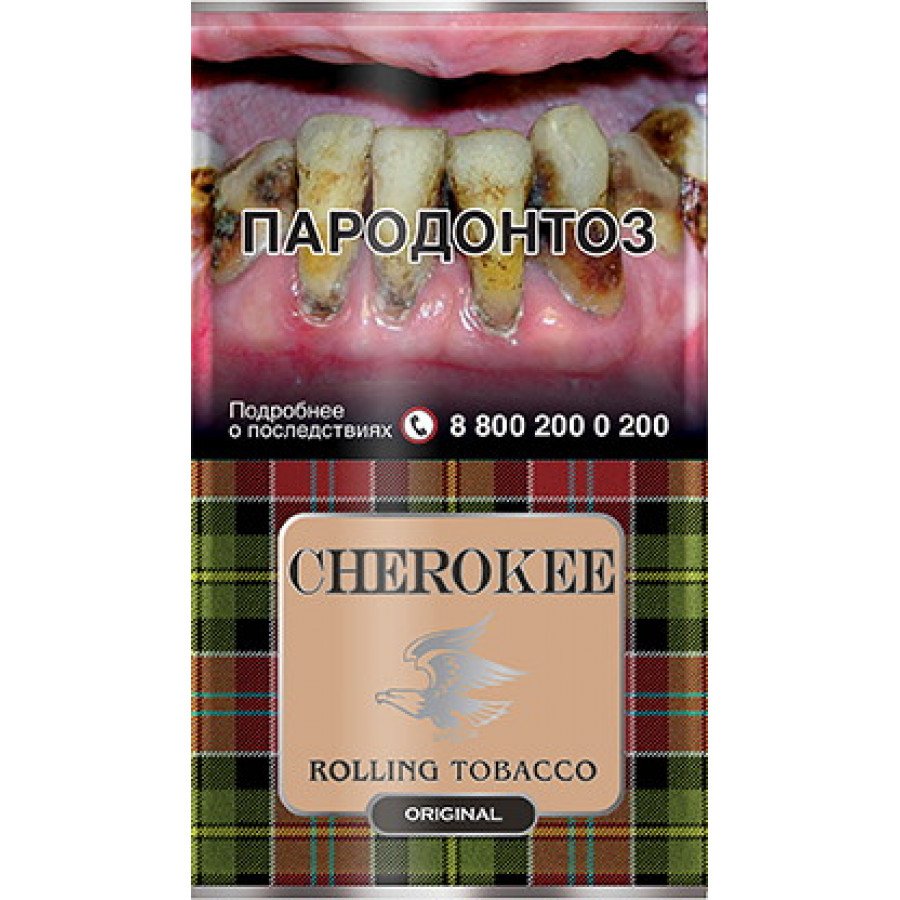 Фото и внешний вид — Сигаретный табак CHEROKEE - Original (Ориджинал) 25гр