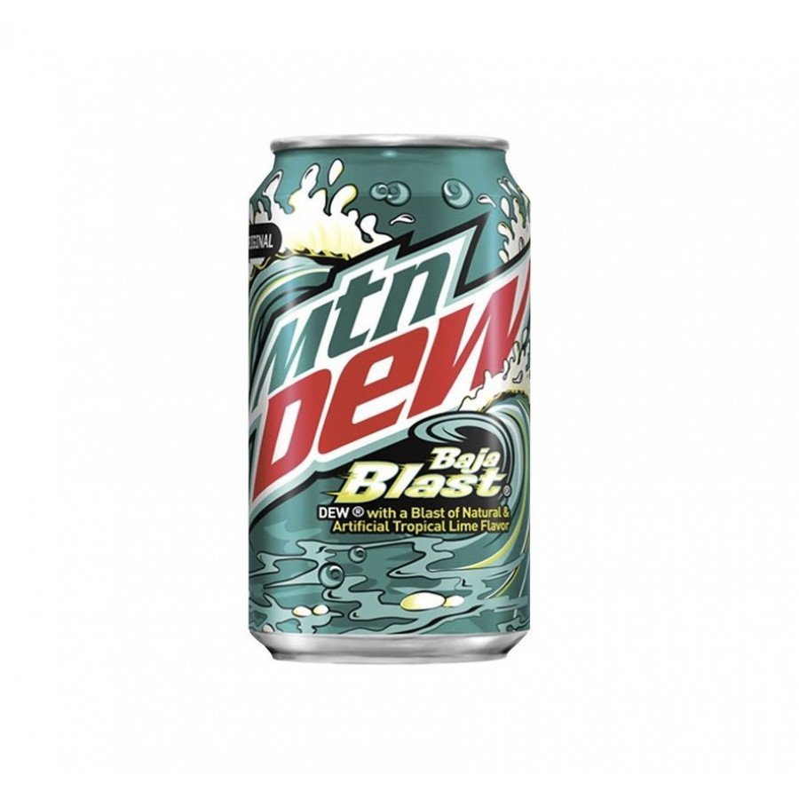 Фото и внешний вид — Mountain Dew Baja Blast 355мл