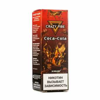 Жидкость CRAZY VIBE SALT - Coca Cola (Кола) 10мл 20мг