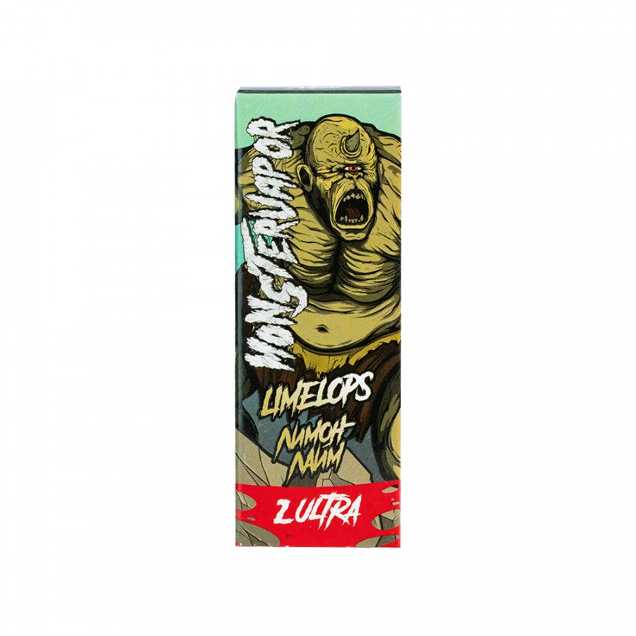 Фото и внешний вид — Жидкость MONSTERVAPOR SALT - Limelops (Лимон с лаймом) 30мл strong