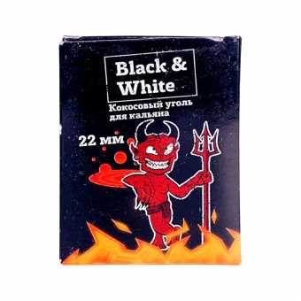 Уголь BLACK&WHITE Брикет (22мм 24шт)