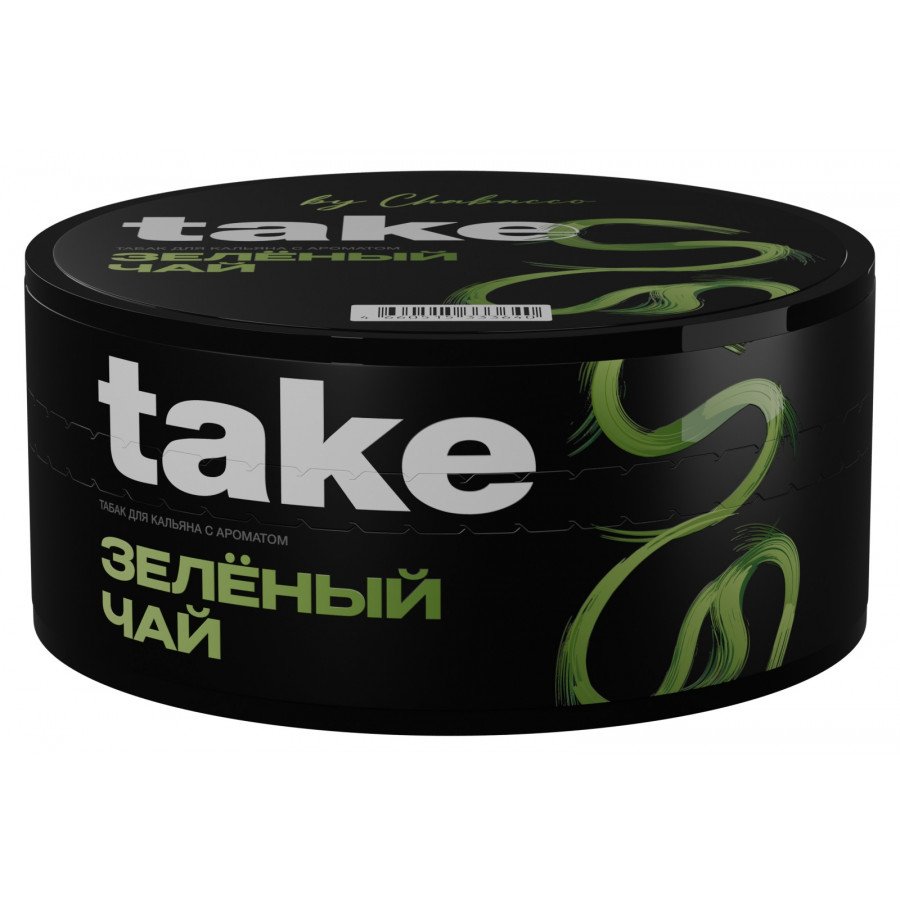 Фото и внешний вид — Табак для кальяна TAKE 100г - Green Tea (Зеленый Чай)