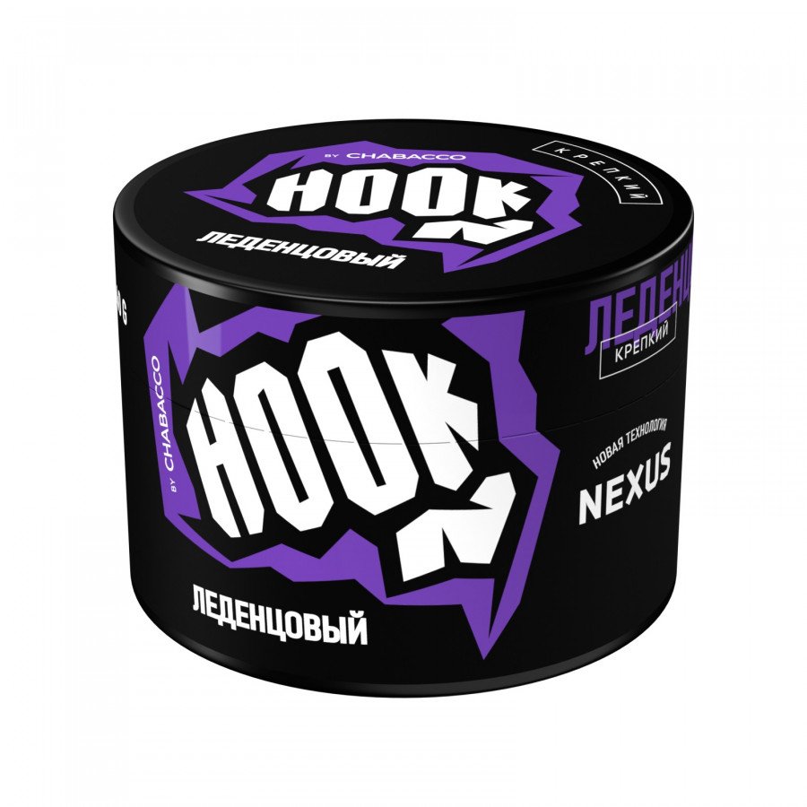 Фото и внешний вид — Смесь для кальяна HOOK 40г - Леденцовый
