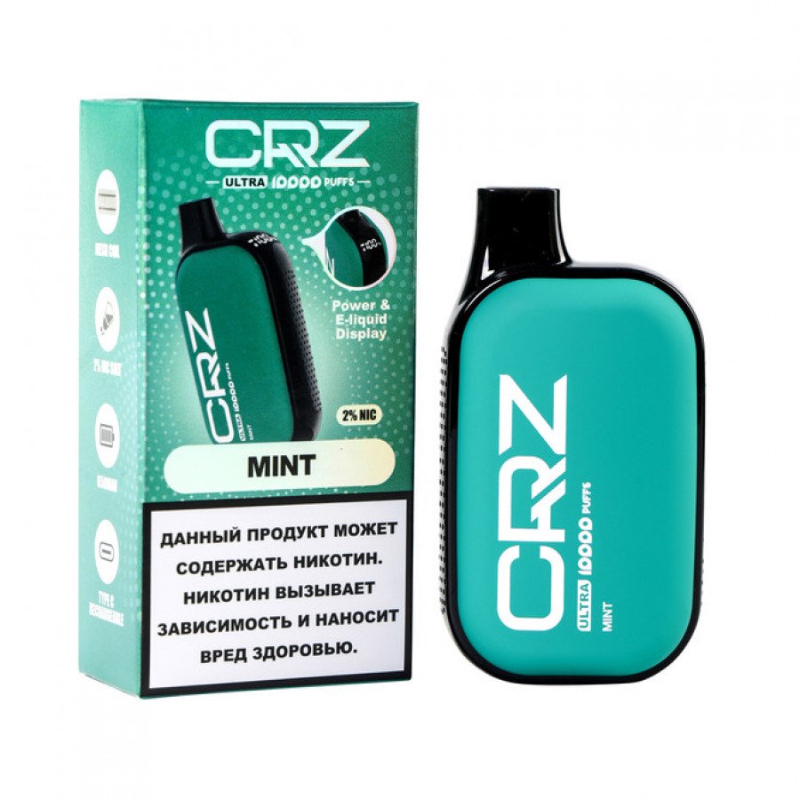 Фото и внешний вид — CRZ 10000 ULTRA - Мята (Mint)