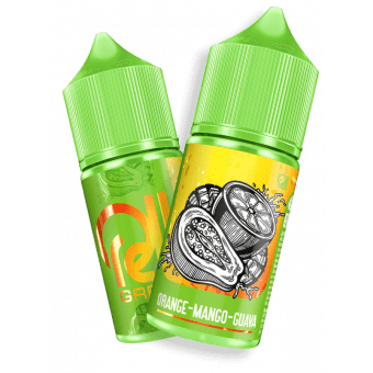 Жидкость RELL GREEN SALT - Orange Mango Guava (Апельсин манго гуава) 30мл 20мг