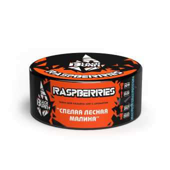 Табак для кальяна BURN BLACK 100гр - Raspberries (Малина)
