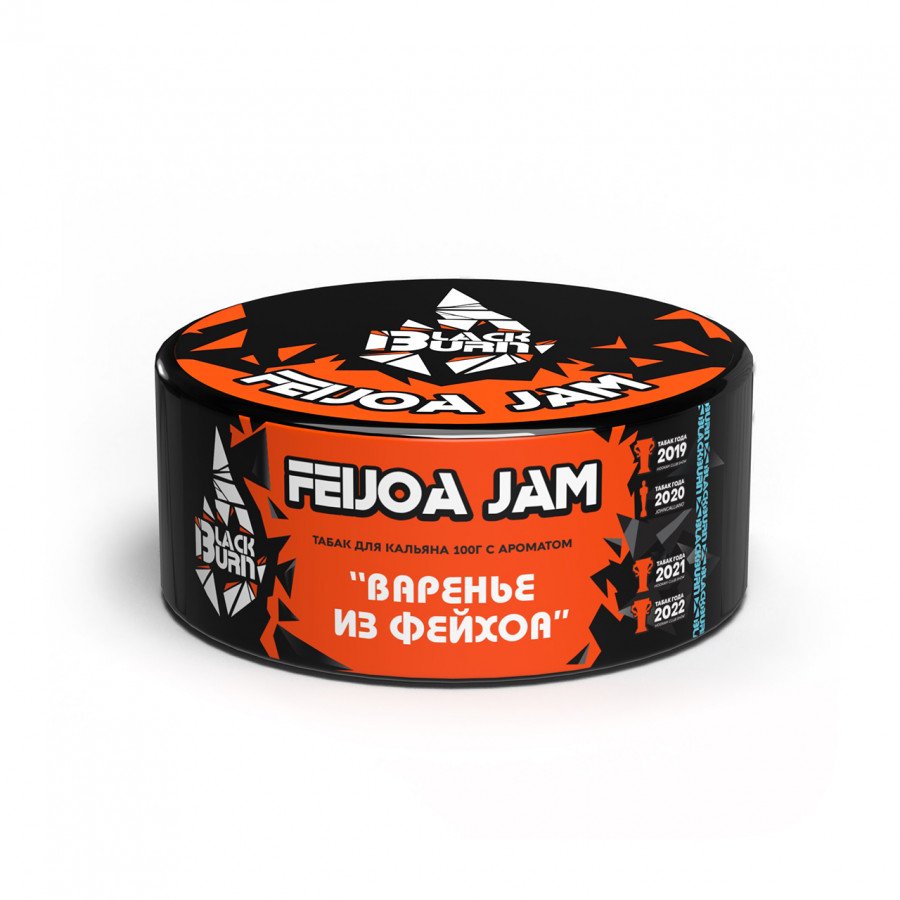 Фото и внешний вид — Табак для кальяна BURN BLACK 100гр - Something Sweet / Feijoa Jam (Что-то сладкое/Варенье из фейхоа)
