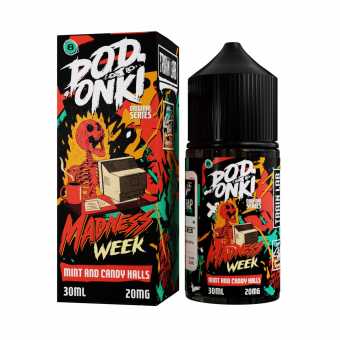 Жидкость PODONKI LAST HAP SALT - Madness Week (Холлс с Мятой) 30мл strong