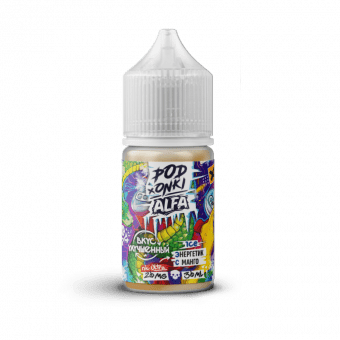 Жидкость PODONKI x ALFA VAPE SALT - Энергетик Манго 30мл strong