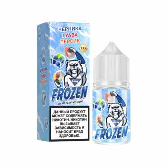 Жидкость GANG FROZEN SALT - Черника Гуава Персик 30мл 20мг