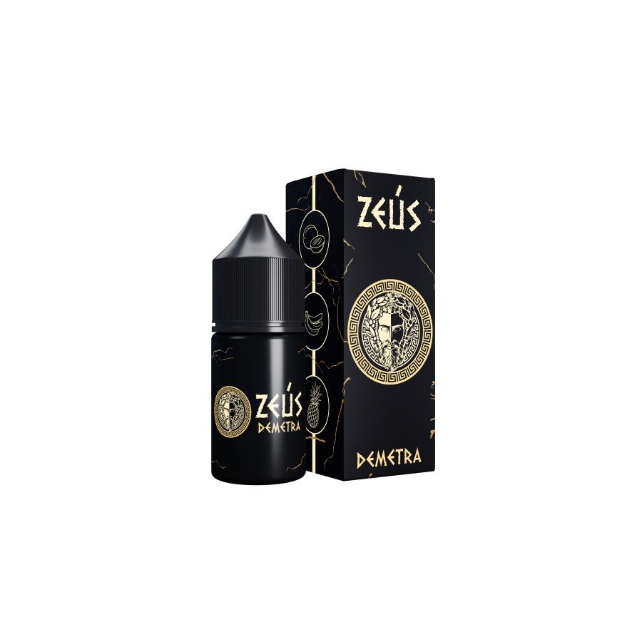 Фото и внешний вид — Жидкость ZEUS BLACK SALT - Demetra (Тропические фрукты с Дыней и Бананом) 30мл 20мг