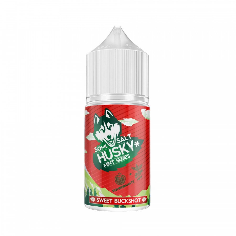 Фото и внешний вид — Жидкость HUSKY MINT SALT - Sweet Buckshot (Гранатовый сок с мятой) 30мл 20мг