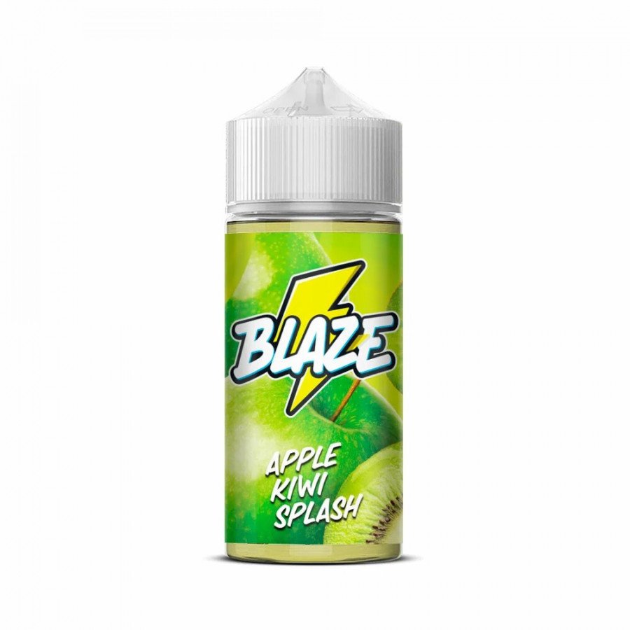 Фото и внешний вид — Жидкость BLAZE - Apple Kiwi Splash (Яблоко киви) 100мл 3мг