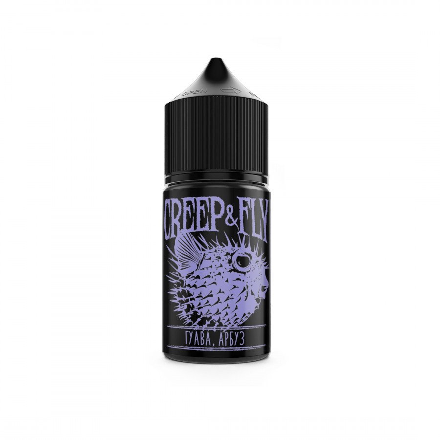 Фото и внешний вид — Жидкость CREEP&FLY SALT - Гуава Арбуз 30мл 0мг