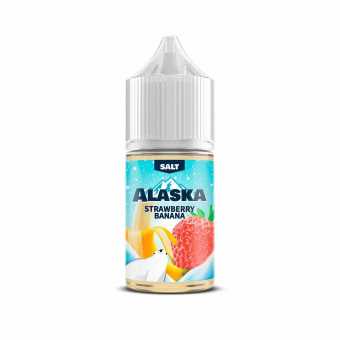 Жидкость ALASKA SALT - Strawberry Banana (Клубника банан) 30мл strong