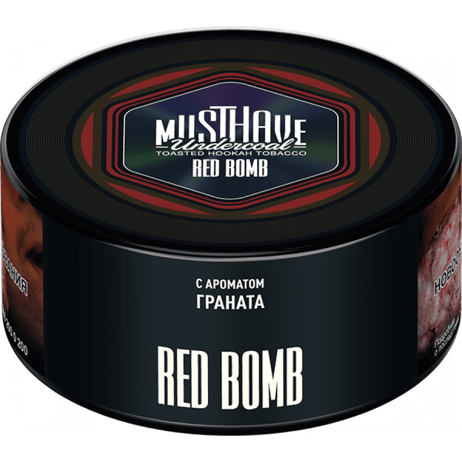 Фото и внешний вид — Табак для кальяна MUST HAVE 125гр - Red Bomb (с ароматом граната)