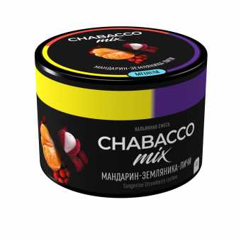 Смесь для кальяна Chabacco 50гр medium - Tangerine Strawberry Lychee (Мандарин земляника личи)
