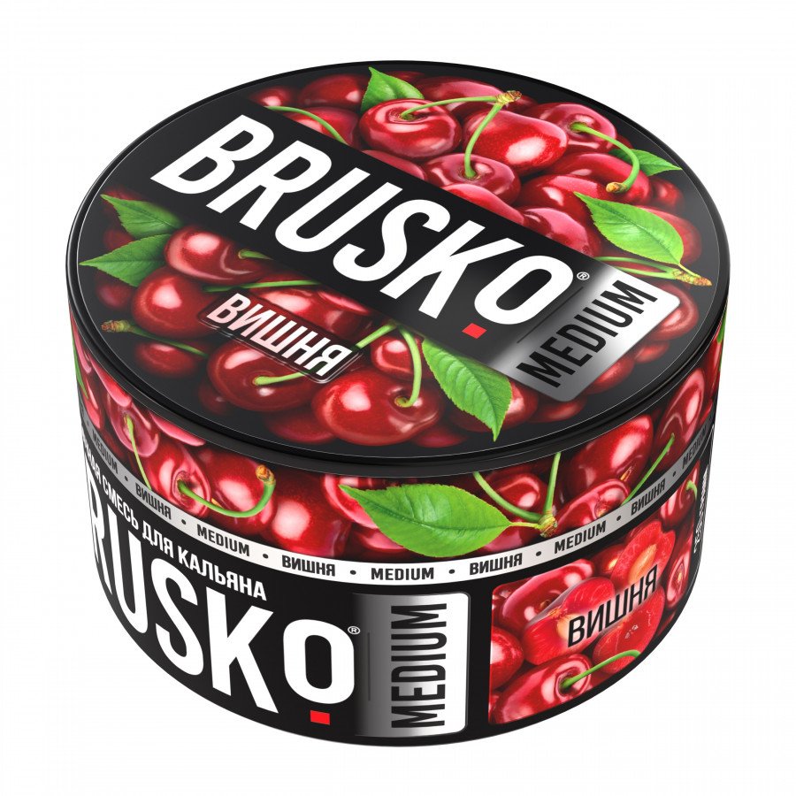 Фото и внешний вид — Смесь для кальяна BRUSKO 250г - Вишня