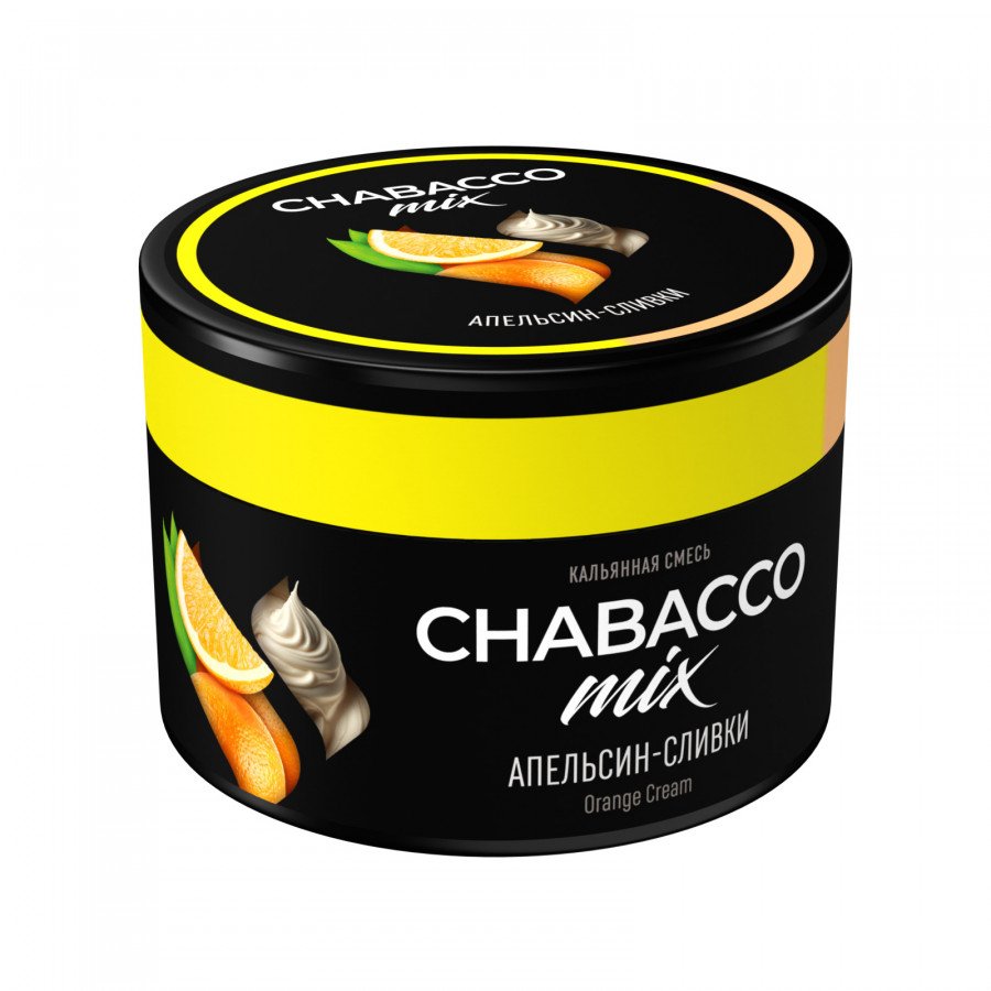 Фото и внешний вид — Смесь для кальяна Chabacco 40г medium - Orange Cream (Апельсин и сливки)