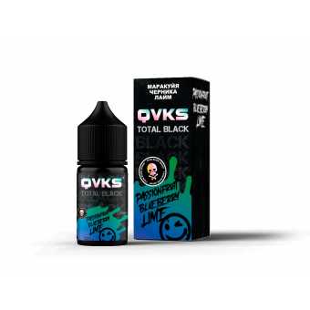 Жидкость QVKS BLACK - Маракуйя Черника Лайм 30мл strong