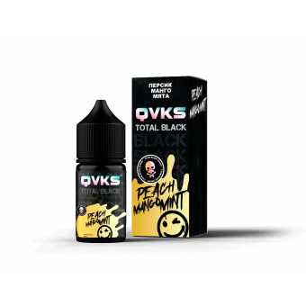 Жидкость QVKS BLACK - Персик Манго Мята 30мл strong