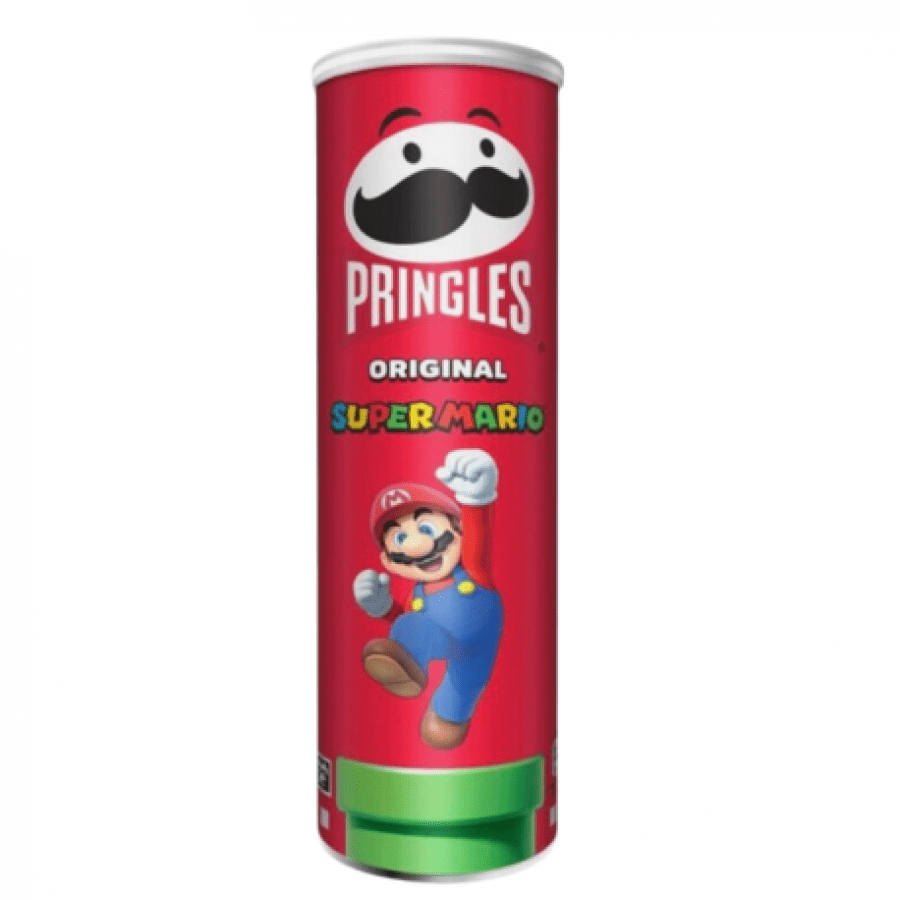 Фото и внешний вид — Принглс Super Mario Оригинал 165гр (19шт/уп)