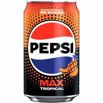 Pepsi MAX Tropical No Sugar 330мл