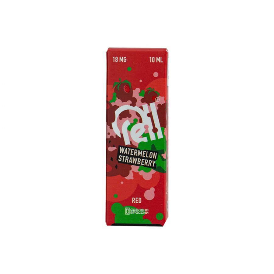 Фото и внешний вид — Жидкость RELL RED SALT - Watermelon Strawberry (Арбуз Клубника) 10мл 18мг