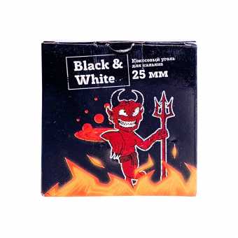 Уголь BLACK&WHITE Брикет (25мм 18шт)