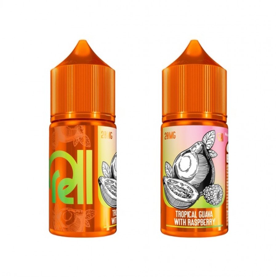 Фото и внешний вид — Жидкость RELL ORANGE SALT - Tropical Guava with Raspberry (Малина гуава) 30мл 20мг