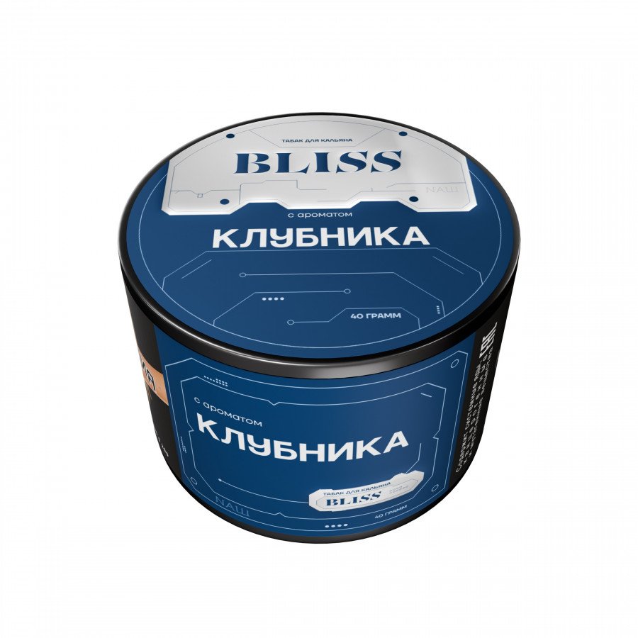 Фото и внешний вид — Табак для кальяна BLISS 40г - Клубника