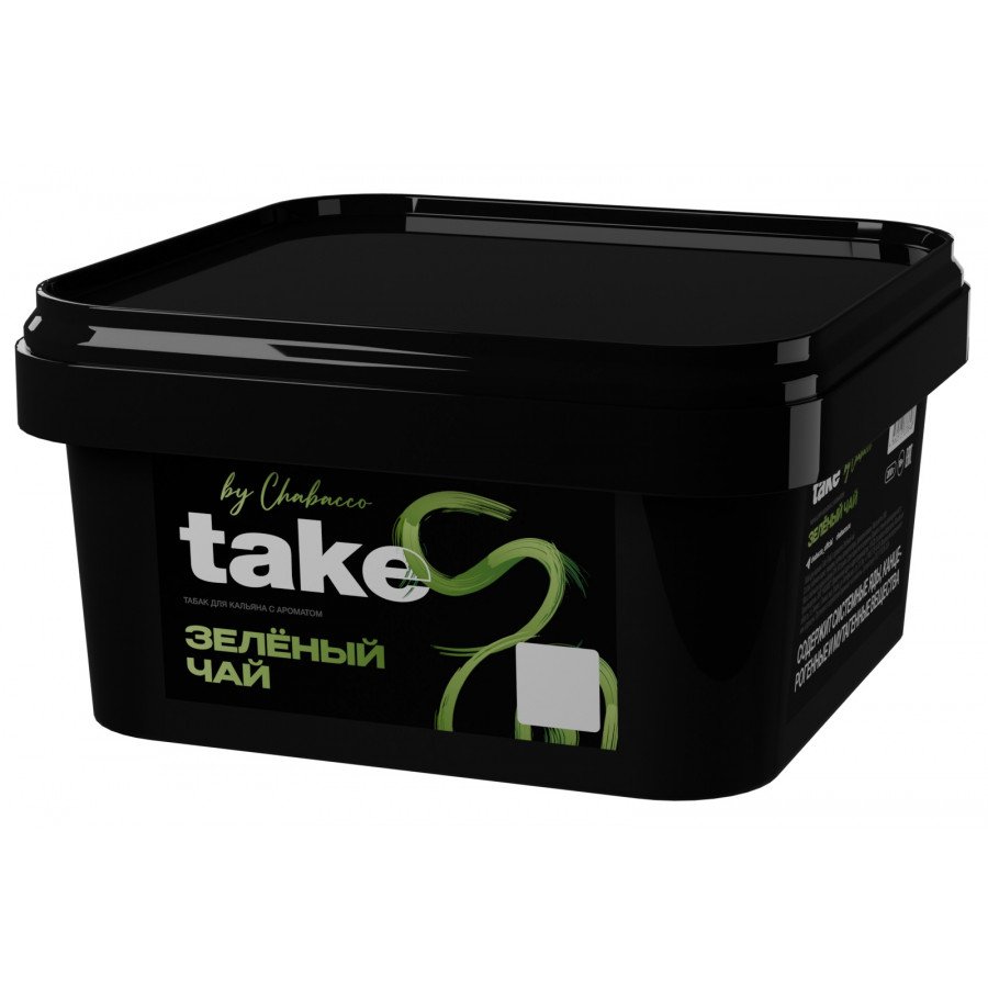 Фото и внешний вид — Табак для кальяна TAKE 200г - Green Tea (Зеленый Чай)