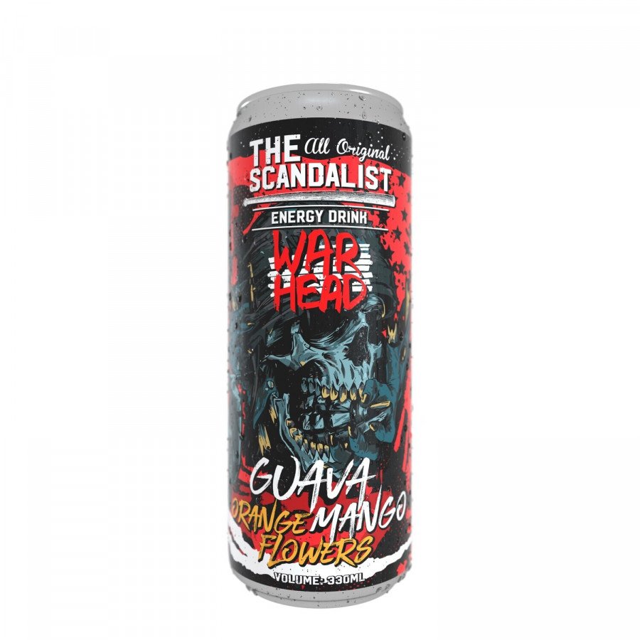 Энергетический напиток The Scandalist Energy Drink - War Head (Гуава манго  апельсин) 330мл