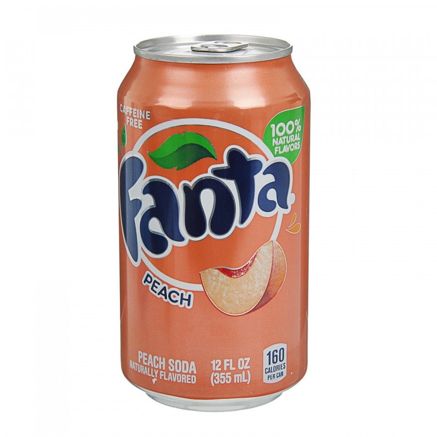 Фото и внешний вид — Fanta - Peach 355мл