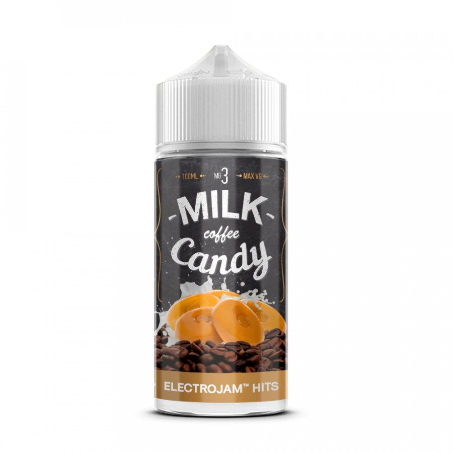 Фото и внешний вид — Жидкость ELECTROJAM - Milk Coffee Candy (Молочный кофе с карамелью) 100мл 3мг