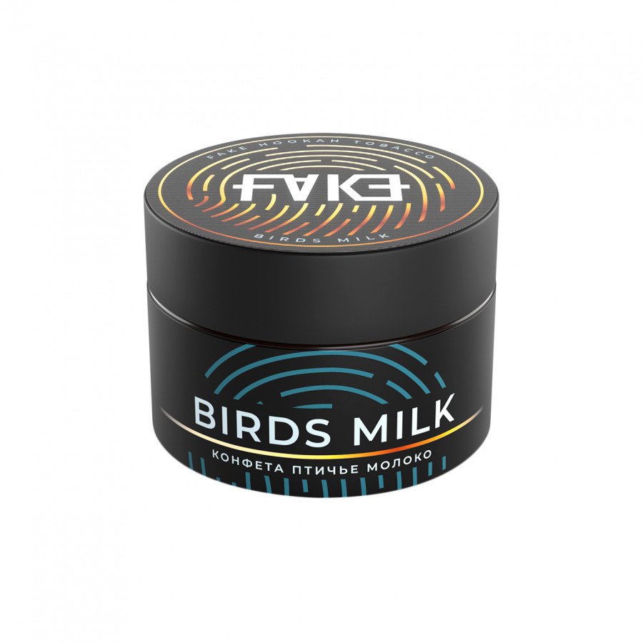 Фото и внешний вид — Табак для кальяна FAKE 40г - Birds Milk (Конфета птичье молоко)