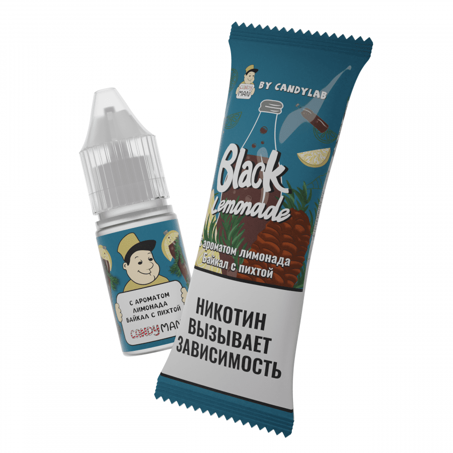 Купить Candyman Salt - Black Lemonade 15 мг по низкой цене в Кургане |  Smoke Market